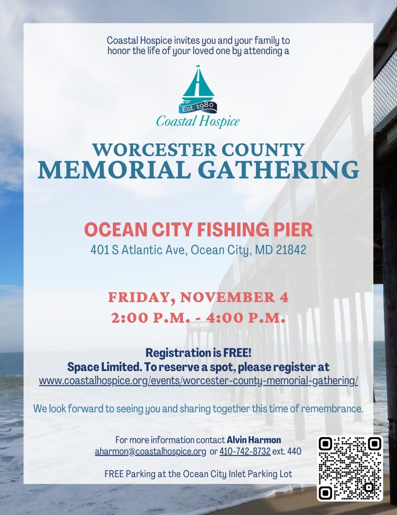 Worcester County Memorial Gathering Coastal Hospice & Palliative Care
