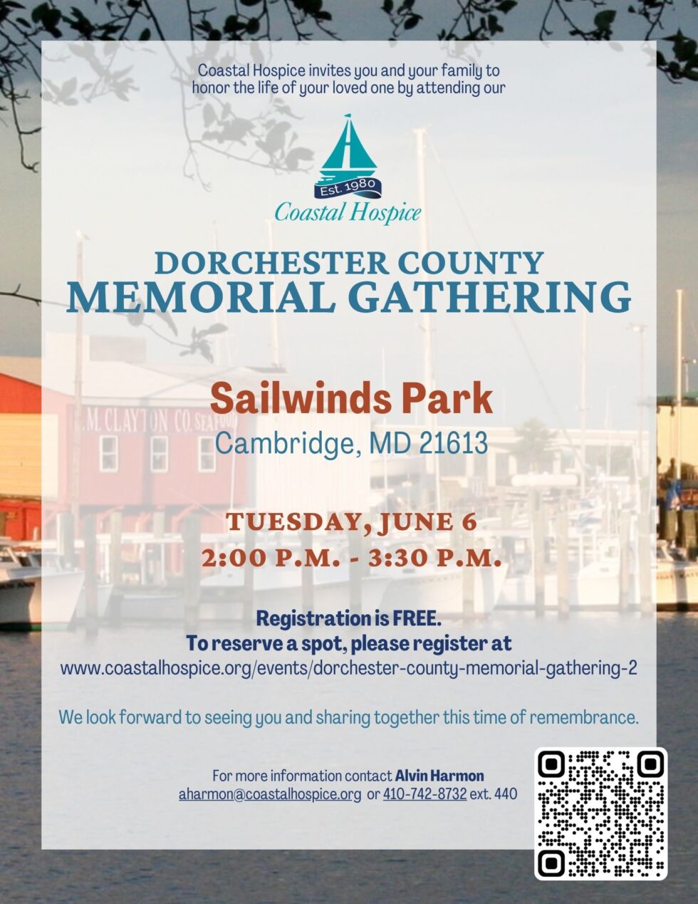 Dorchester County Memorial Gathering Coastal Hospice & Palliative Care