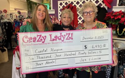 CraZy LadyZ Supports Coastal Hospice: Jan Patterson and Louise Reardon Give Back in a Big Way