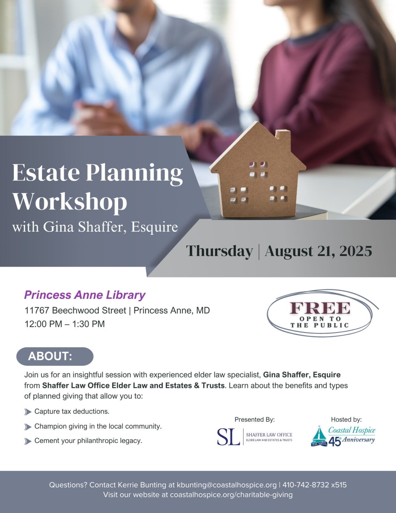 Estate Planning Princess Anne Library Coastal Hospice