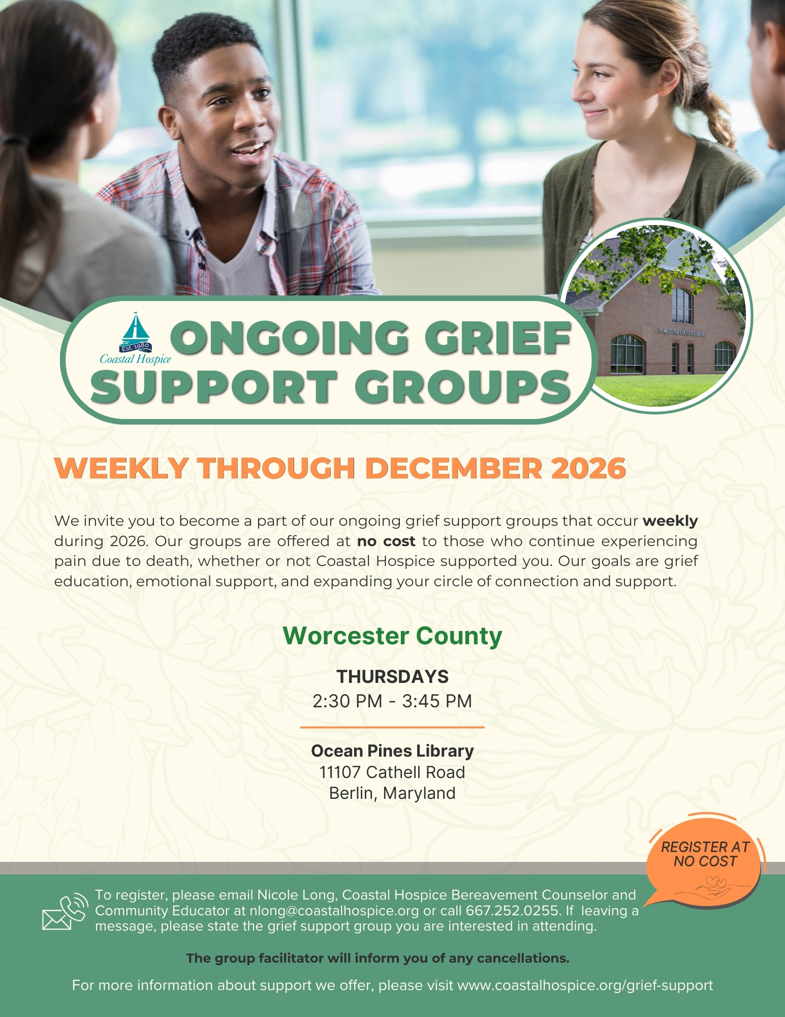 Worcester 2026 Ongoing Grief Support